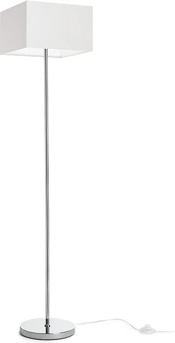 RENDL NYC/TEMPO 30/19 stojanová Polycotton bílá/chrom 230V LED E27 15W