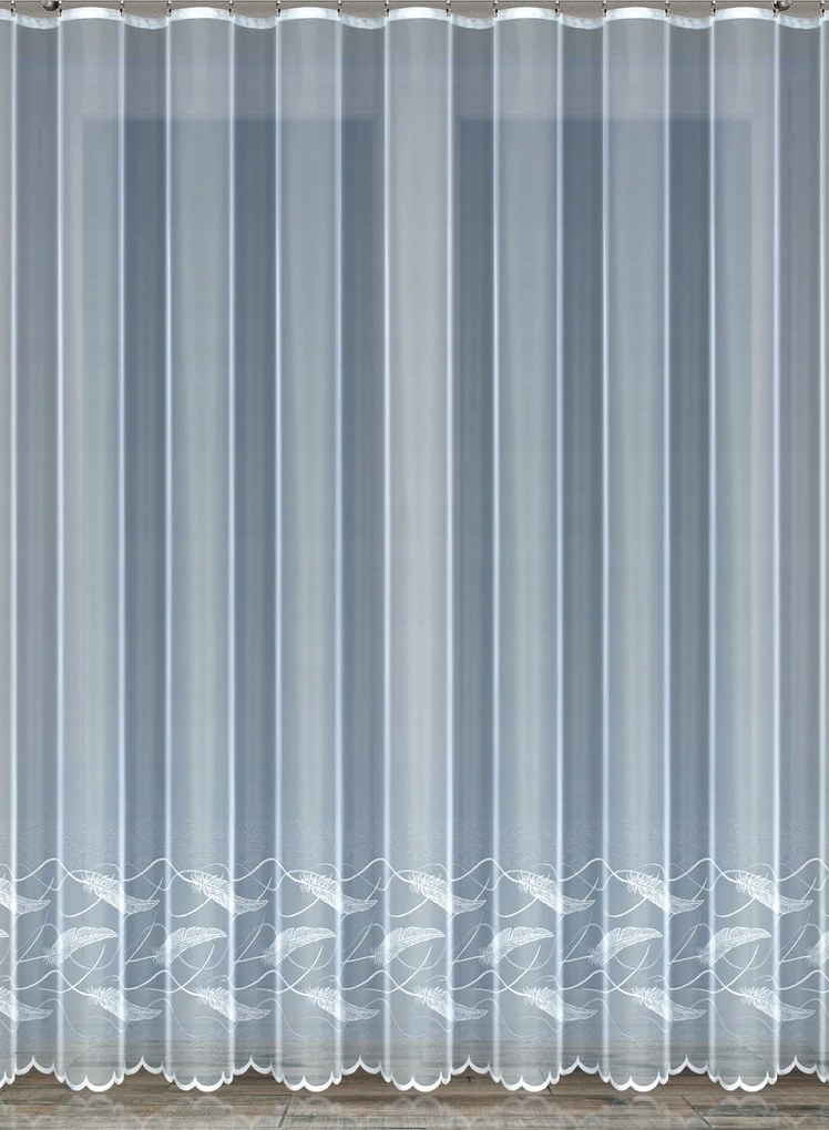 Mg Függöny toll 35808 Fehér 250cm magas lengyel 0,5m