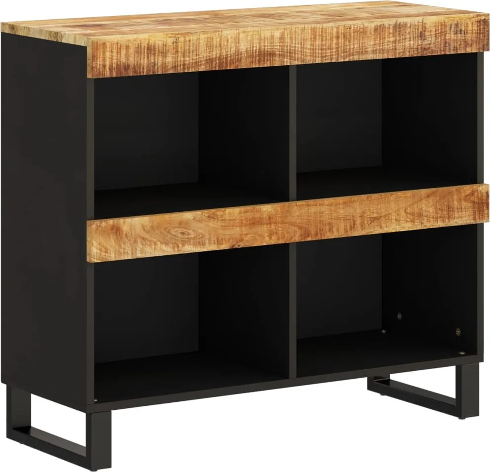 vidaXL tömör mangófa tálalószekrény 85 x 33 x 75 cm