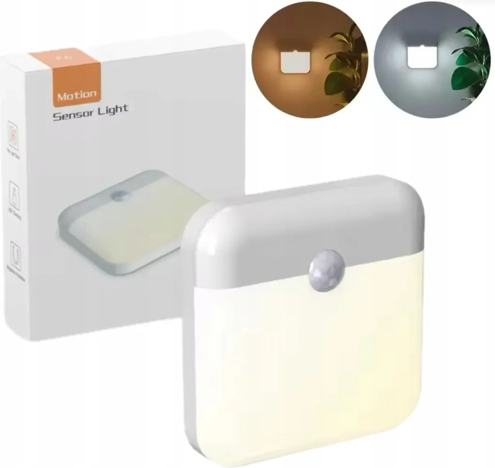 Intelligens mozgásérzékelős lámpa és színváltó világítás a ruhatárhoz