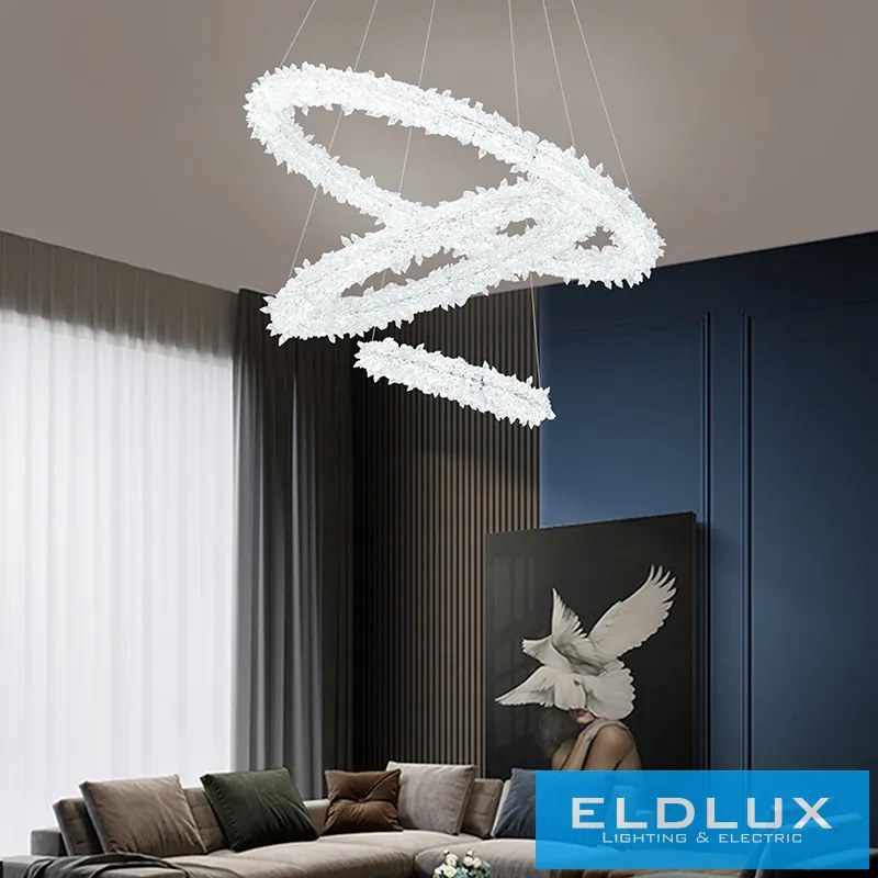 ELDLUX ELDAMARILL kristályüveg függeszték D800 244W CCT