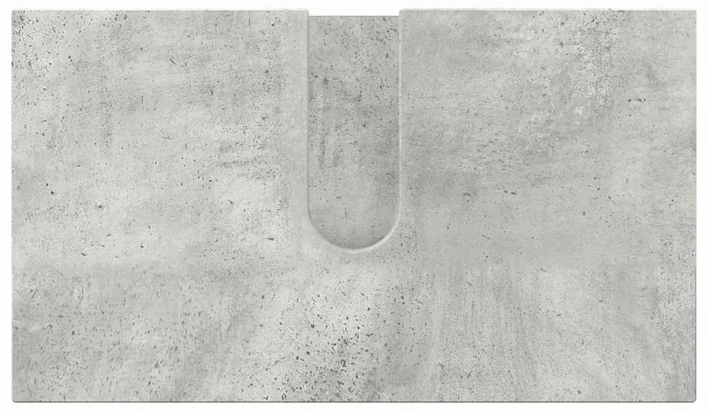 Fürdőszoba bútor szett 5 pcs Beton szürke 61 x 35 x 64 cm