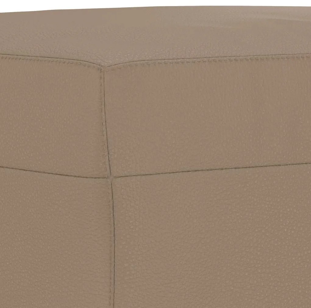 vidaXL 3 részes kávészínű műbőr ülőgarnitúra