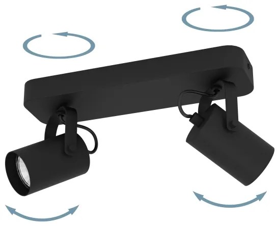 Eglo 900332 - LED Spotlámpa SOREGO 2xGU10/3W/230V