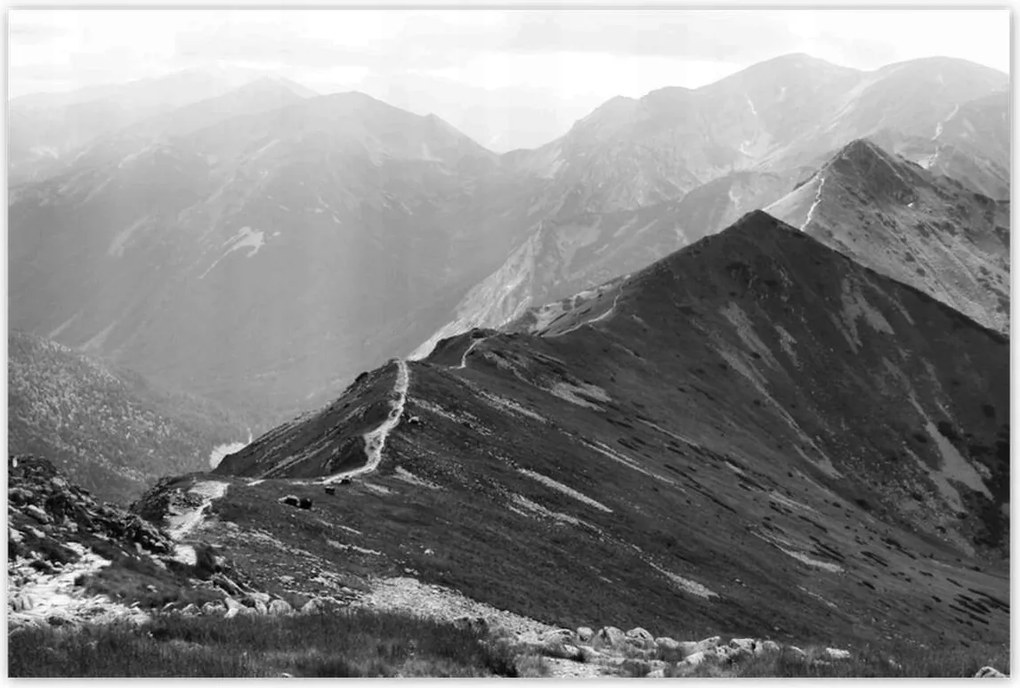 Poszterek 120x80 Tátra Lengyel hegyek Kilátás