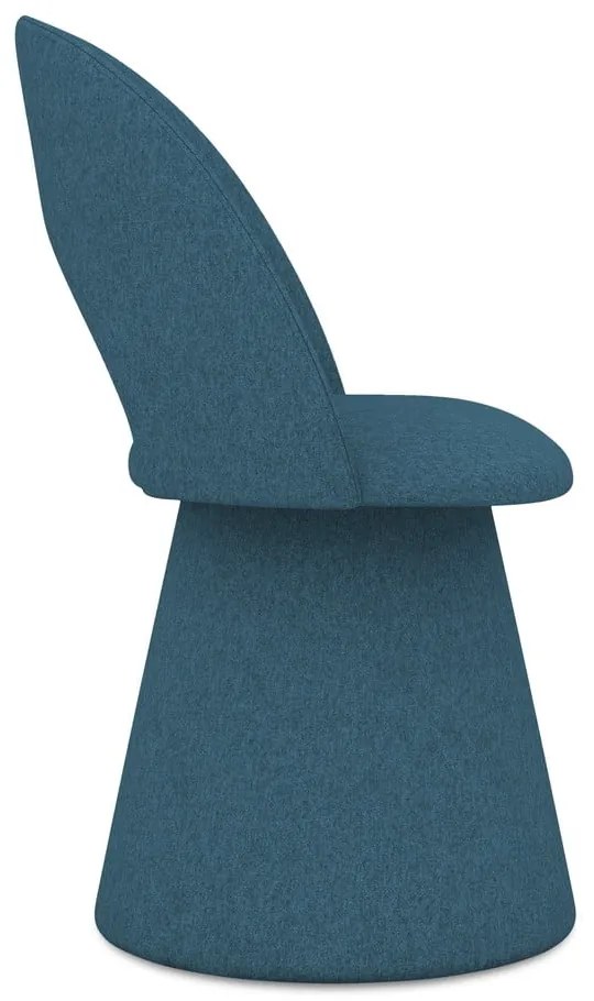 Kék kárpitozott étkezőfotel Kalo – Makamii