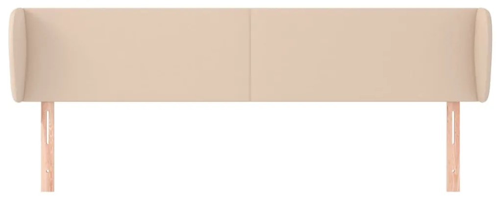 cappuccino műbőr szárnyas fejtámla 183x23x78/88 cm