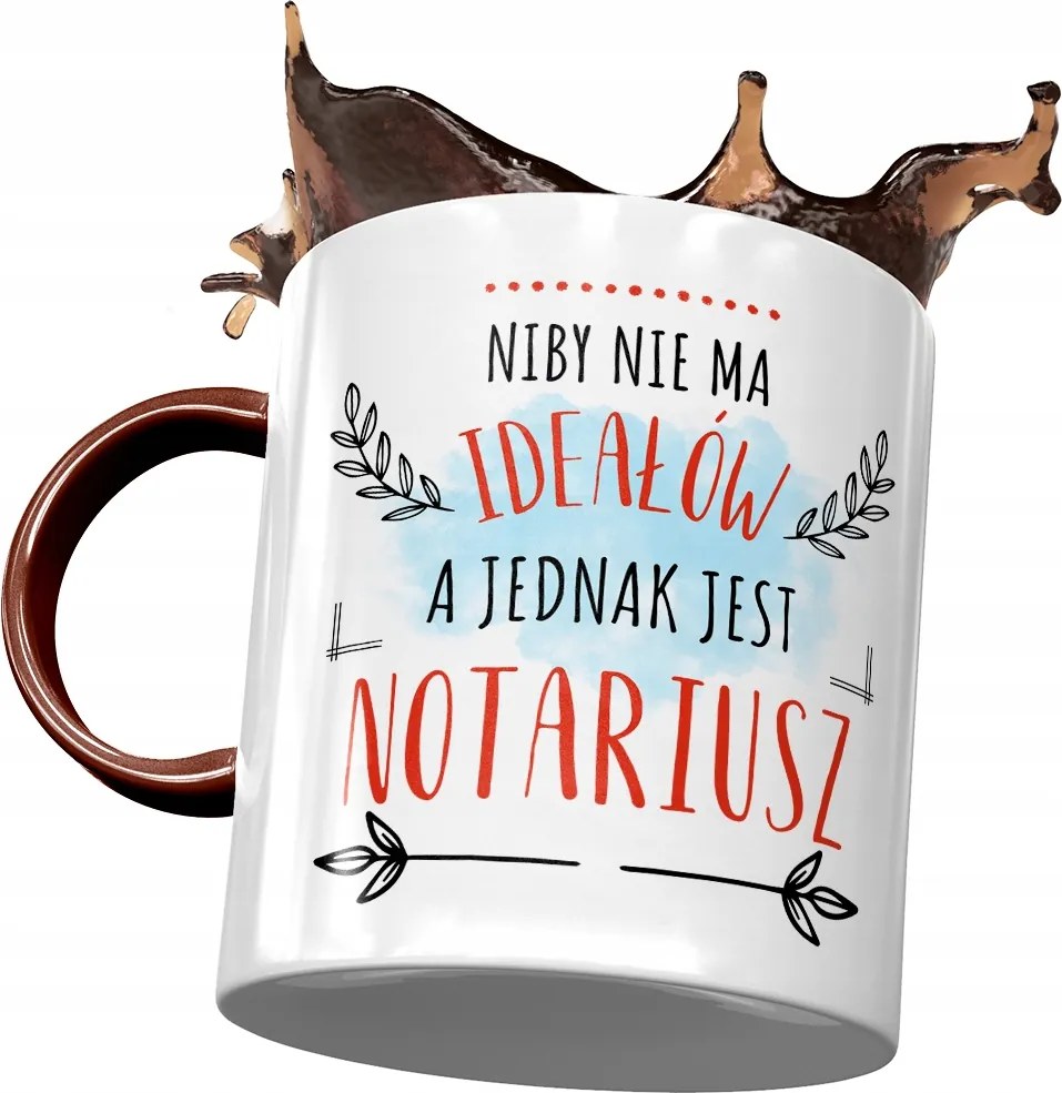 Bordó Bögre Közjegyzőnek Nincs Ideál Nyomtatott Fotóval