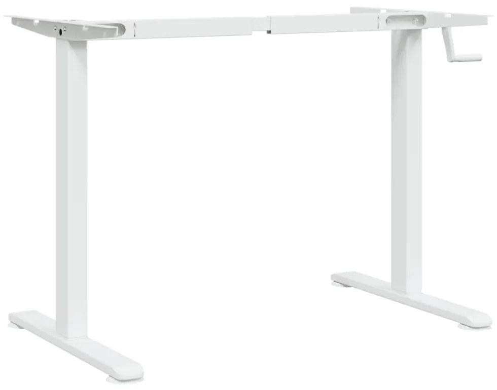 fehér acél álló asztalváz (94-135) x 60 x (70-114) cm