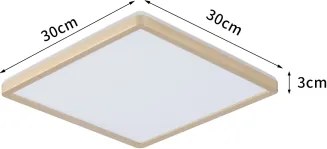 Brilagi - LED Fürdőszobai lámpatest ULTRA SLIM LED/18W/230V 30x30 cm aranyszínű IP54