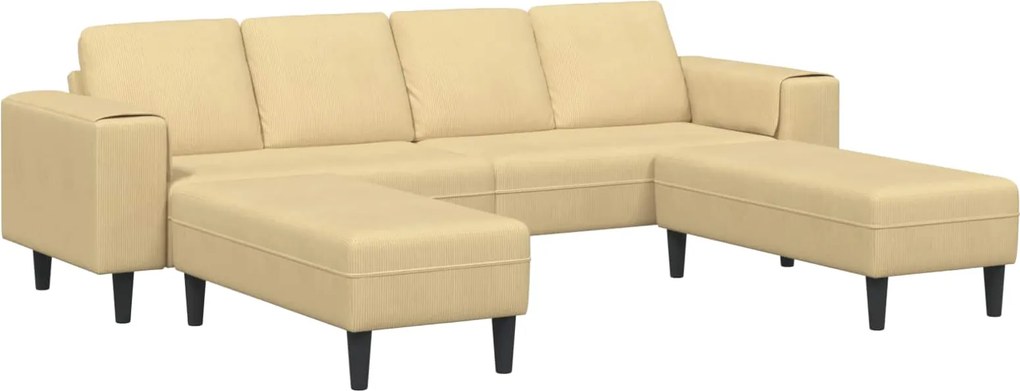 vidaXL Kanapé párnával Szürke zöld 250 x 188 x 76 cm Bársonyos szövet