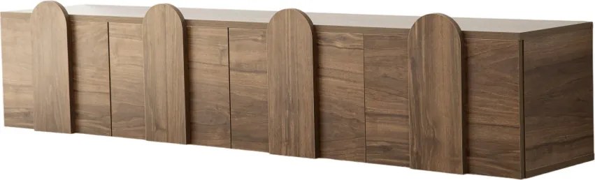 TV-állvány, dió, 180 cm