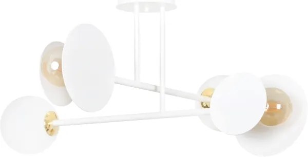 Csillár MINERVA 2xE27/15W + 2xE14/10W/230V fehér