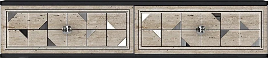 Moka 120 - Anthracite, Travertine, Silver