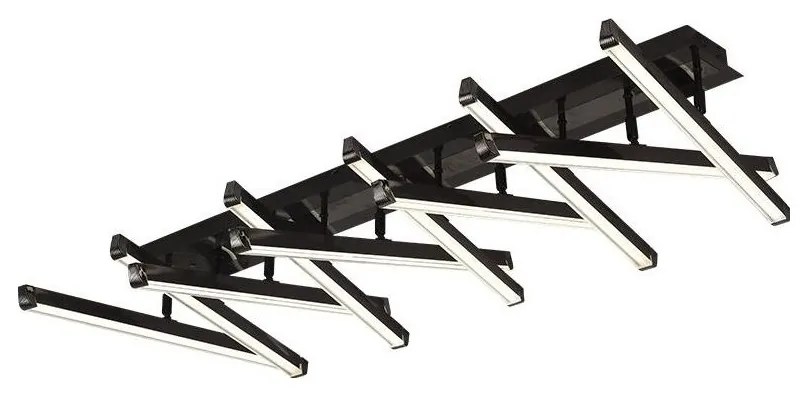 LED Dimmelhető felületre szerelhető csillár LED/125W/230V 3000-6500K + távirányítás