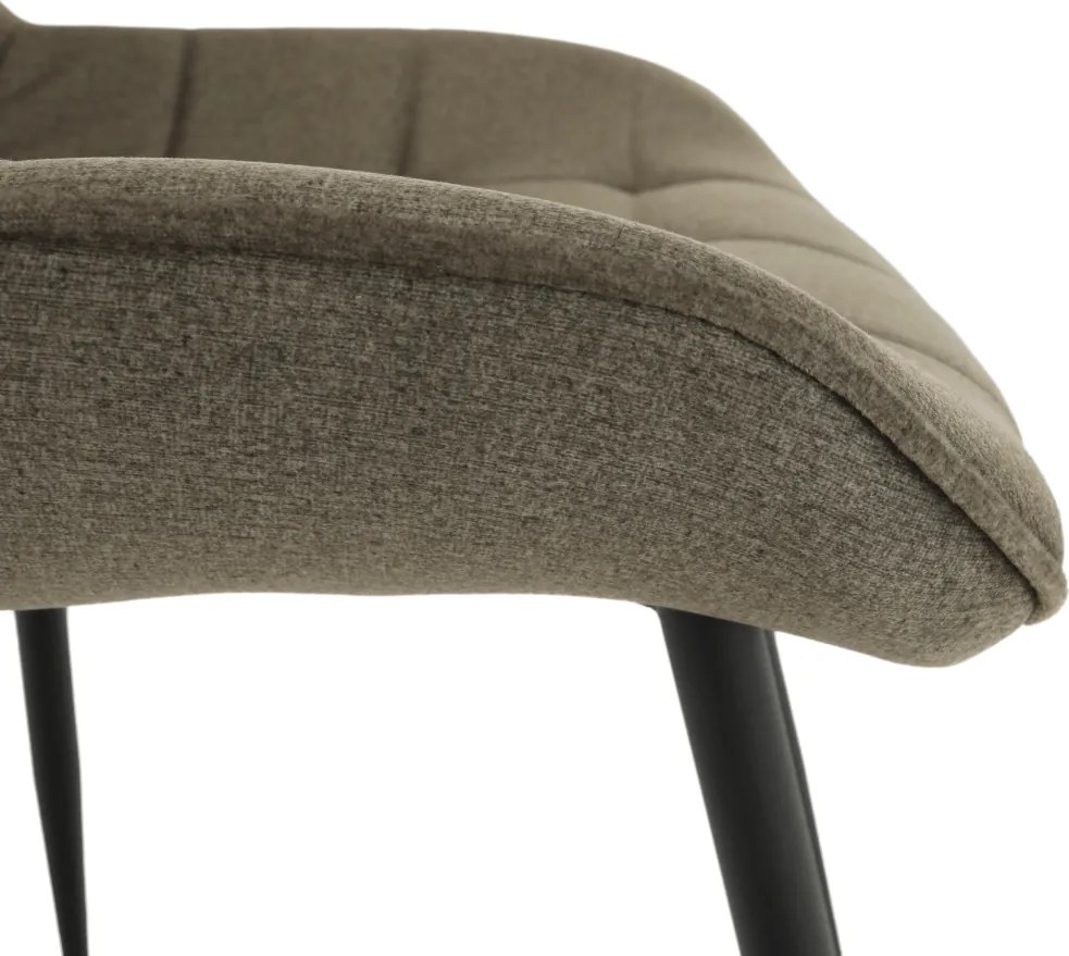 Szék, szürkésbarna taupe/fekete, SARIN