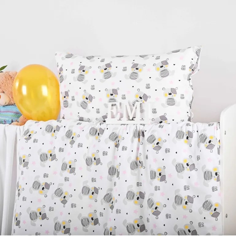 EMI Teddy gyermek pamut ágyneműhuzat