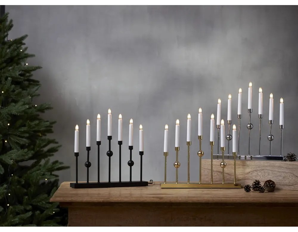 Fekete fénydekoráció Gustavo – Star Trading