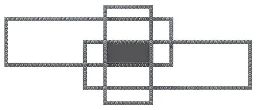 Zuma Line MX7907-3B-3BT ERVI LED mennyezeti lámpa 52W 2700-6000K fekete