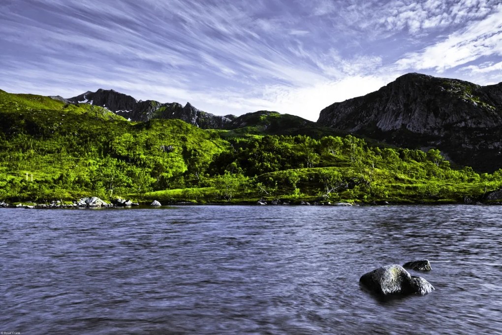 Poszter 45x30cm Hegyvidék a tengerparton 3, Assaf Frank