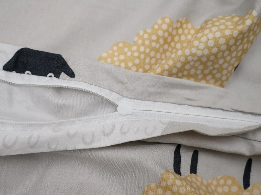 Mikroszálas ágynemű SHEEP DREAM szürke Ágyneműhuzat mérete: 70 x 90 cm | 140 x 200 cm