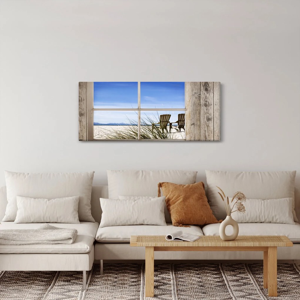Kép - Kilátás az ablakból (120x50 cm)