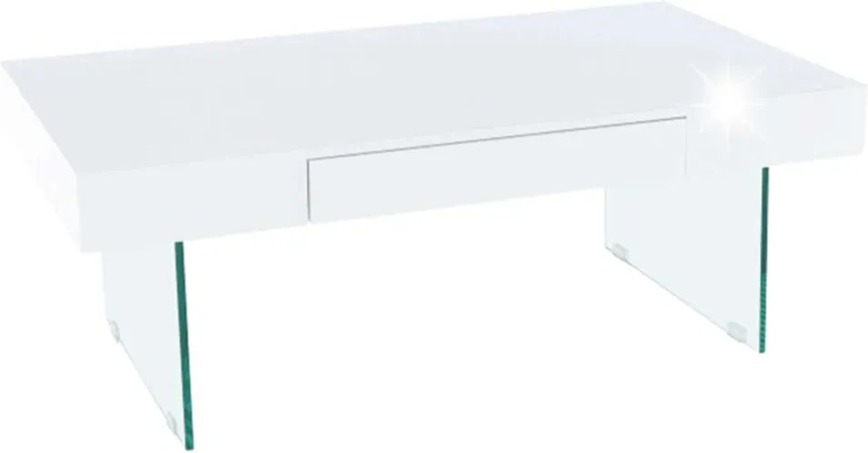 Daisy 2 New K40_110 Dohányzóasztal - fehér fényes