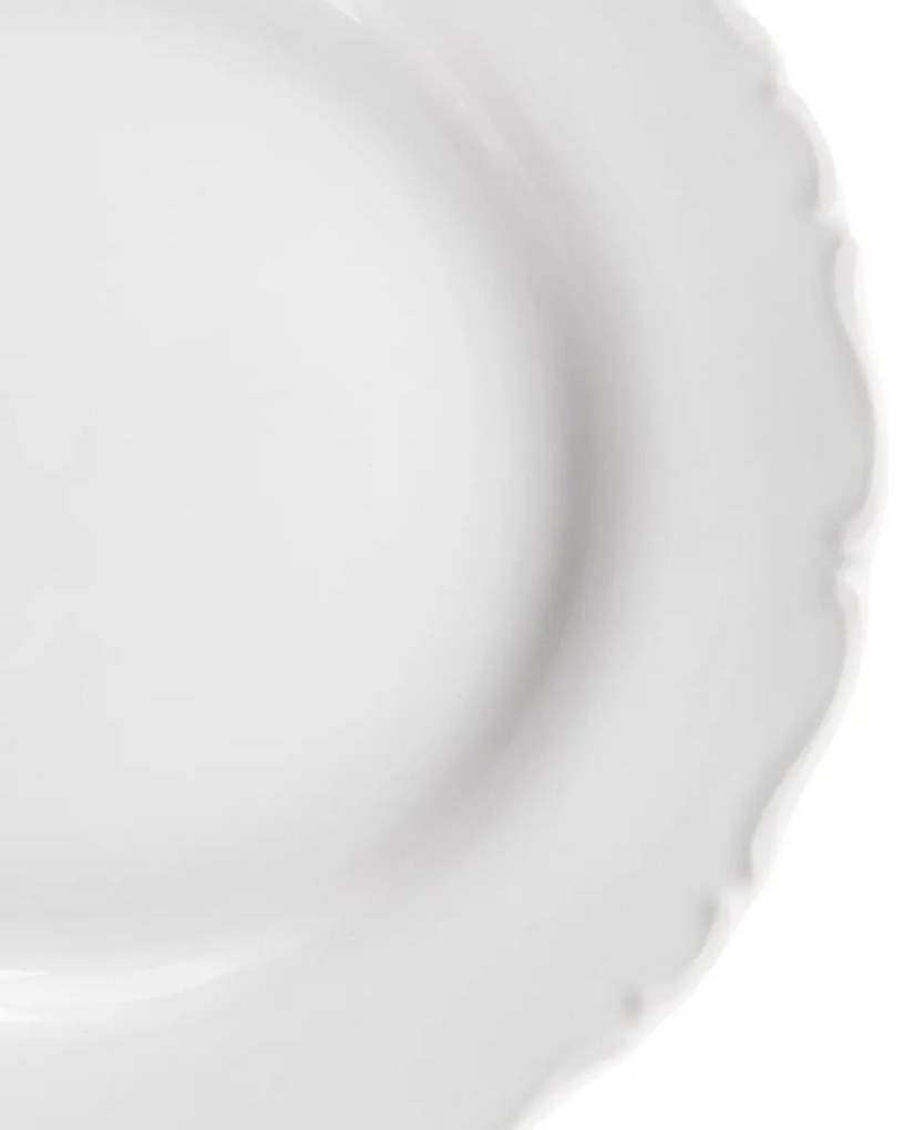 Orion Porcelán tányérkészlet Mona perem 6 db, 24,5cm, 24,5 cm