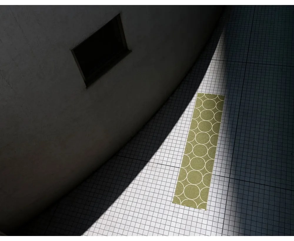 Sötétzöld kültéri-beltéri futószőnyeg 70x300 cm Boo Dark Olive – Pappelina