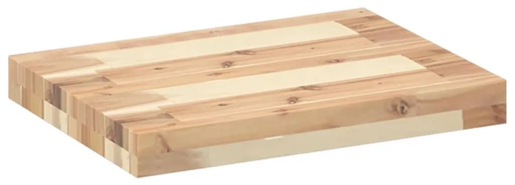 4 db kezeletlen tömör akácfa függőpolc 60 x 30 x 4 cm