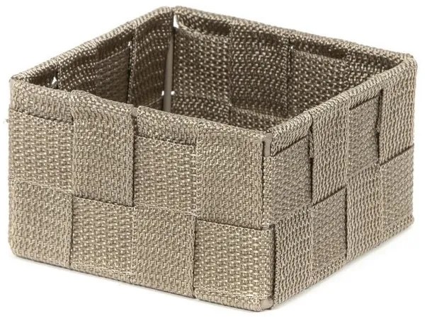 Tároló rendszer Compactor TEX 12 x 12 x 7 cm, barna