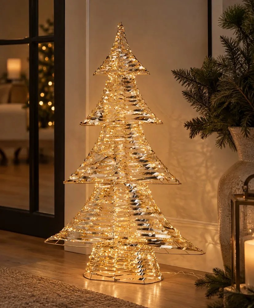 GOLDEN TREE LED világító fenyőfa 120cm