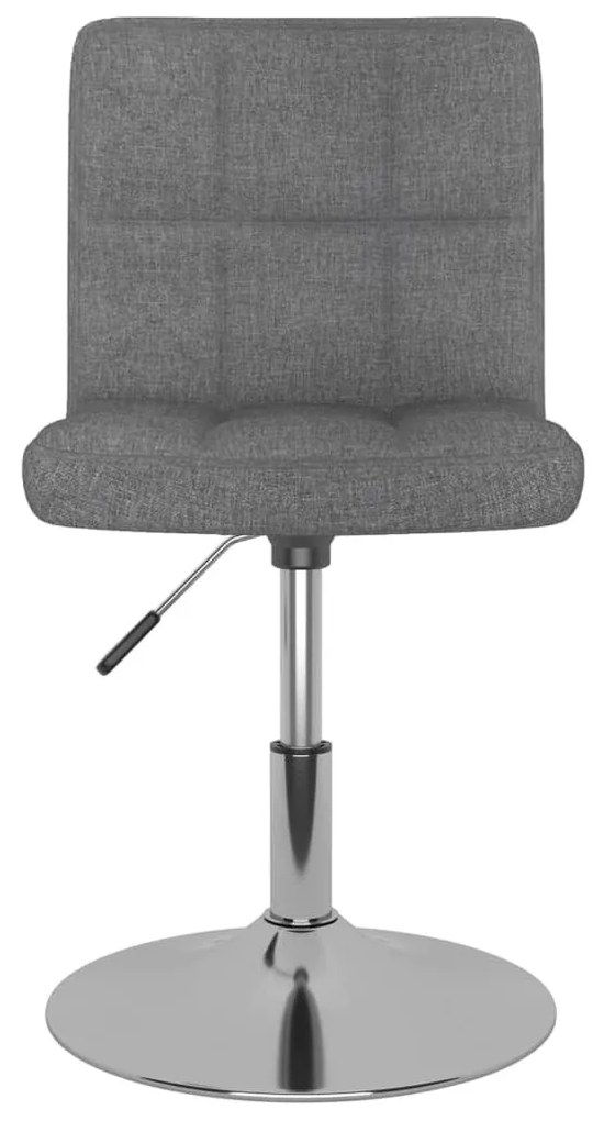 világosszürke szövet forgó étkezőszék