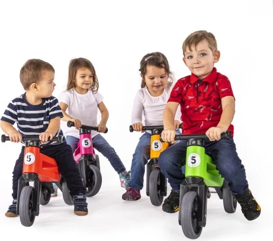 Funny Wheels - RIDER SPORT 2 az 1-ben futóbicikli zöld/fekete