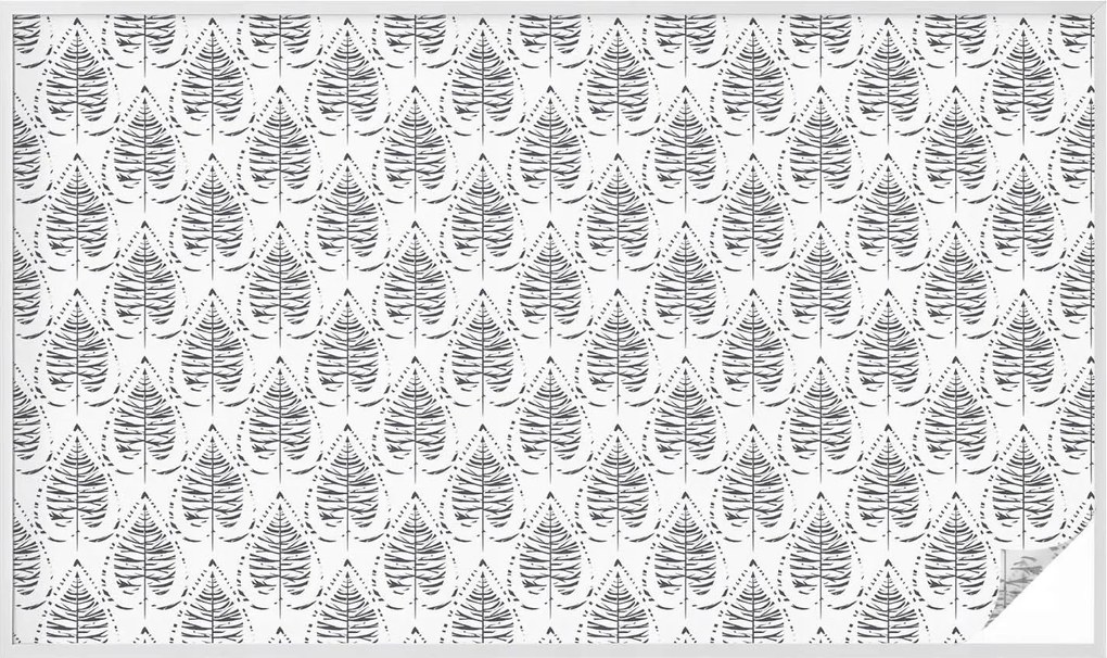 Ablakfólia Öntapadós Adatvédelem Leveles elegancia 200x116