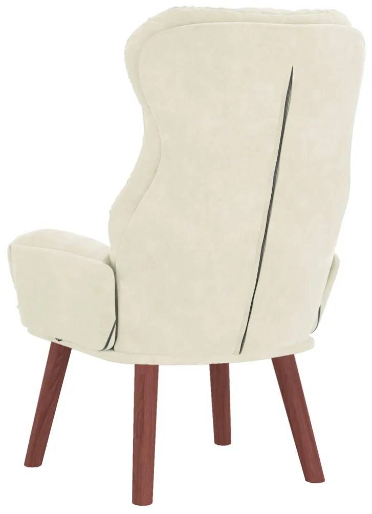 Pihenőszék Krém 69 x 74 x 93 cm Bársony