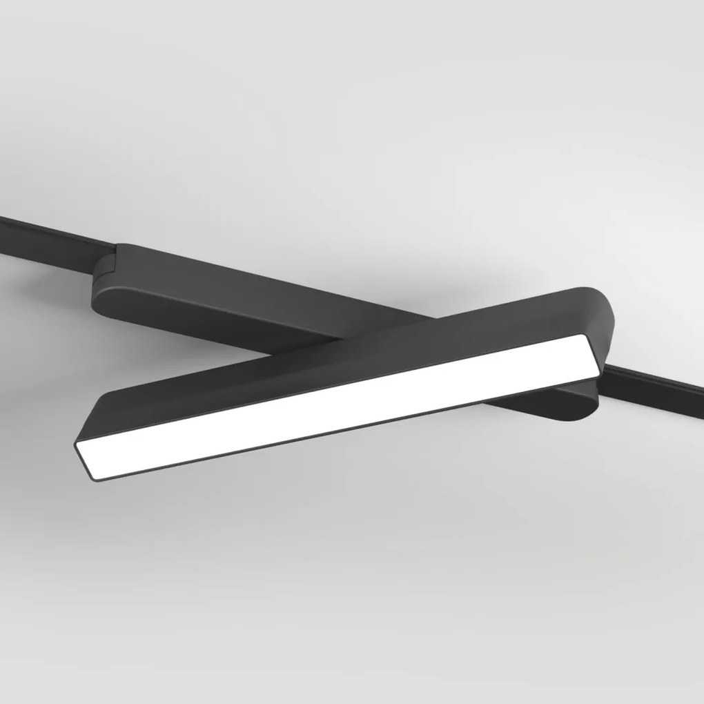 DK/EU-5333-BK Slim magnetic track light AIR LINEAR, 9W, 4000K, black color — DK/EU-5333-BK