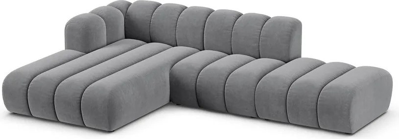 Világosszürke sarokkanapé (bal oldali) Lupine – Micadoni Home