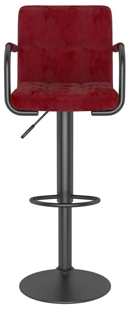 2 db bordó bársony bárszék