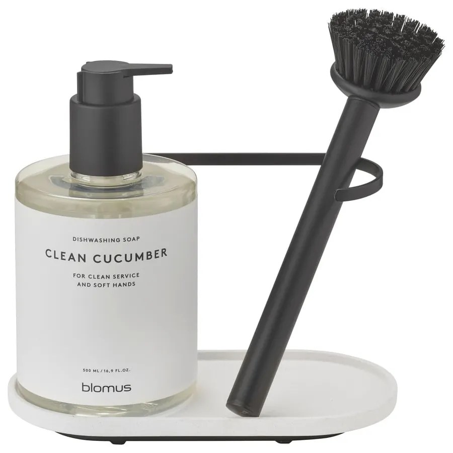 Krémszínű beton mosogatóeszköz tartó Dhuva – Blomus