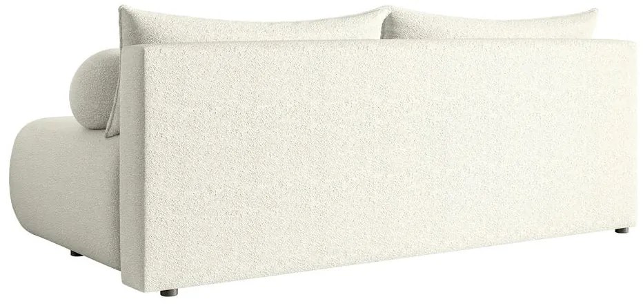 Háromszemélyes kanapé Didier mini (sárgás fehér + fekete). 1100581