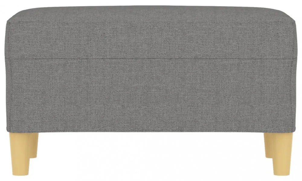 vidaXL sötétszürke szövet pad 70 x 35 x 41 cm