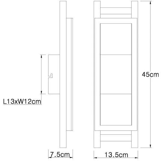 Globo 67266W - LED Fali lámpa ILLA LED/10W/230V