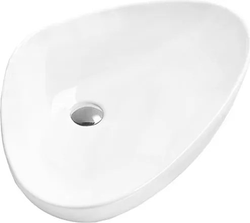 Mexen Bella pultra helyezhető mosdókagyló 59 x 39 cm, fehér - 21465900