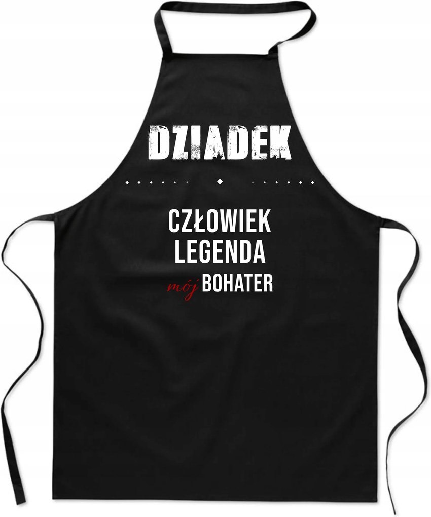 Konyhai kötény Ajándék Nagypapának Nagypapa Ember legenda Az én hősöm