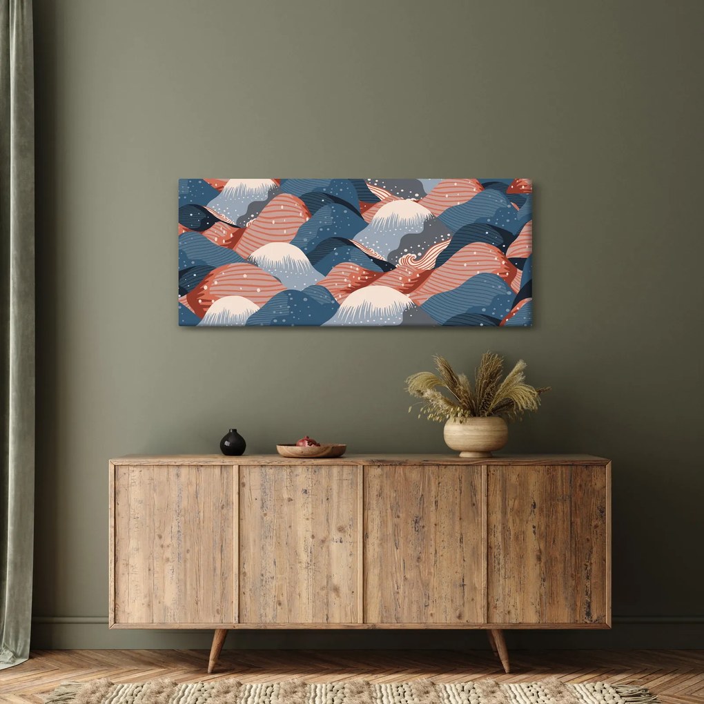 Kép - Japán hullámok (120x50 cm)