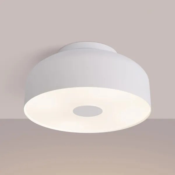 Sollux SL.1677 - OMIQ mennyezeti lámpatest 4xE27/15W/230V, átmérő 30 cm, fehér