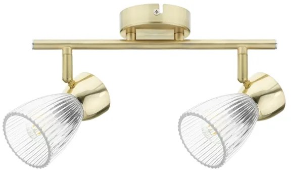 Spotlámpa BEST 2xE14/40W/230V arany