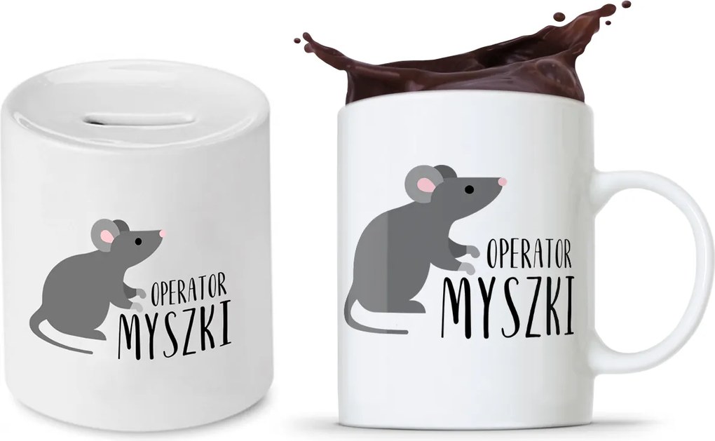 Informatikai Készlet Ajándék Bögre Persely fényképes nyomtatással