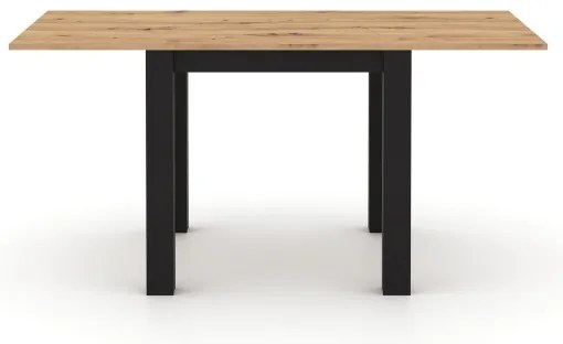Bővíthető étkezőasztal ZARO artisan tölgy/fekete